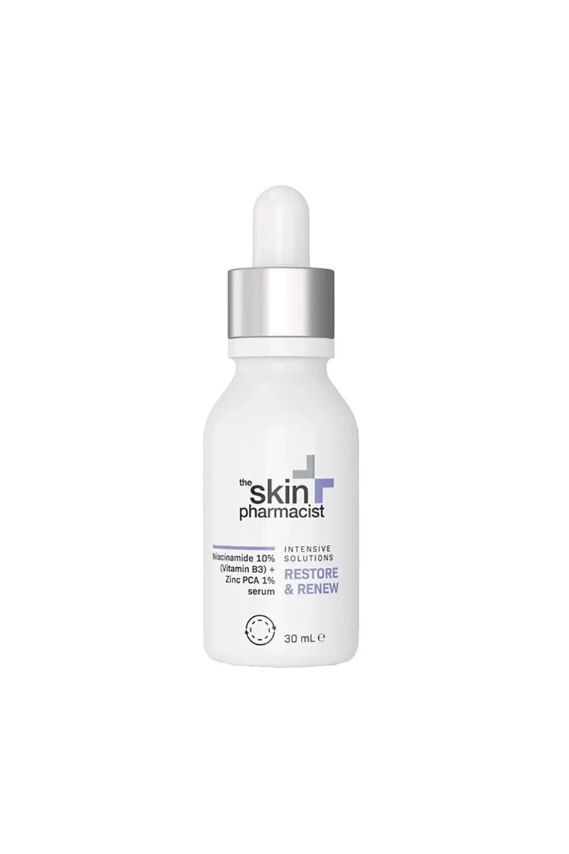 The Skin Pharmacist Restore & Renew Niacinamide 10% (Vitamin B3) + Zinc PCA 1% Serum 30 ml - 2585