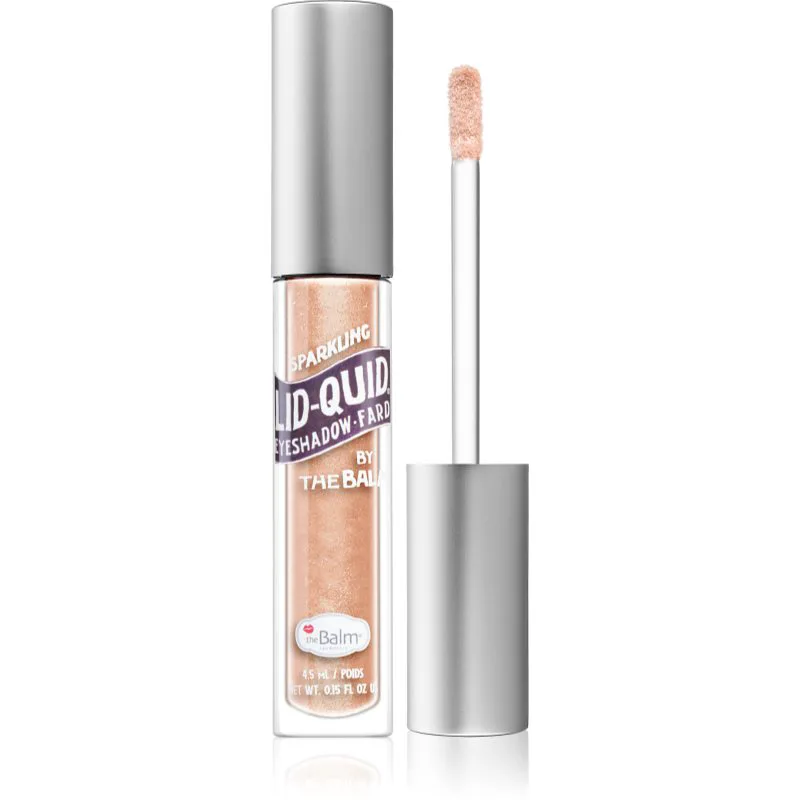 theBalm Lid-Quid Υγρή γκλίτερ σκιά ματιών απόχρωση Rosé 4.5 ml
