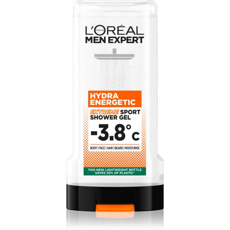 L’Oréal Paris Men Expert Hydra Energetic δροσιστικό τζελ ντους για άντρες 300 ml