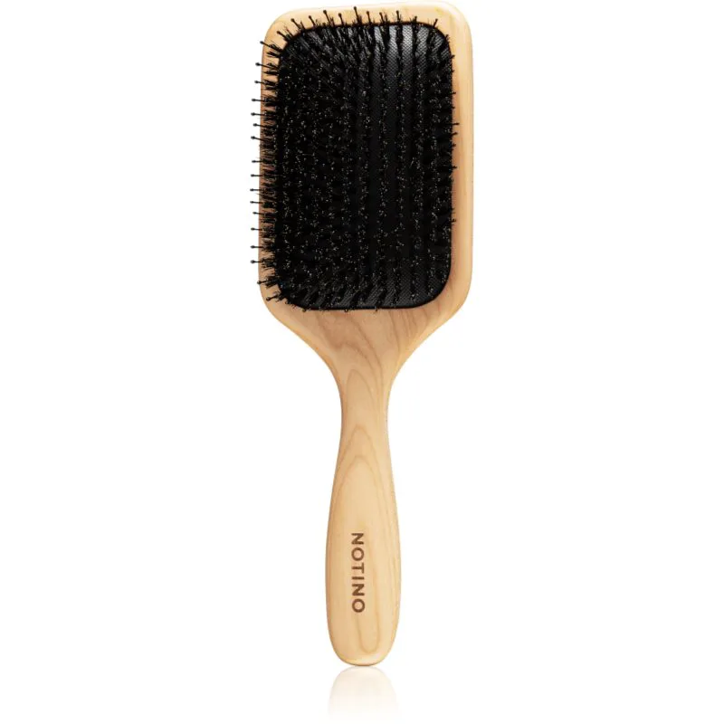 Notino Hair Collection Flat brush with boar bristles επίπεδη βούρτσα με τρίχες αγριογούρουνου 1 τμχ