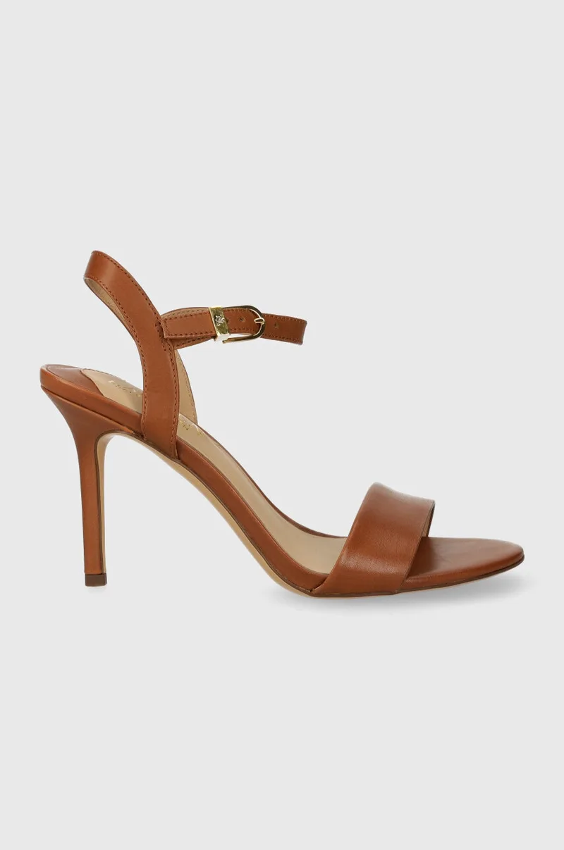 Δερμάτινα πέδιλα Lauren Ralph Lauren Gwen Ozweego Gwen