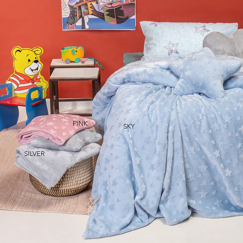 Κουβέρτα Fleece Μονή 160X220 Melinen Starito Sky (160x220)