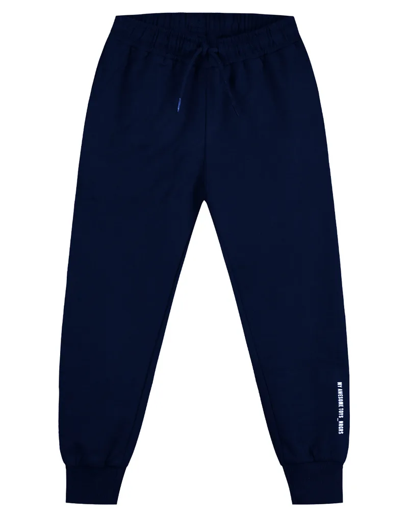 Παντελόνι Joggers αχνούδιαστο, με λάστιχο στη μέση για αγόρι - ΜΑΡΕΝ 12-123165-2