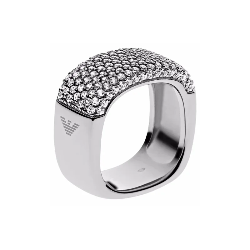 EMPORIO ARMANI Γυναικείο Δαχτυλίδι Από Ατσάλι EG3216040508