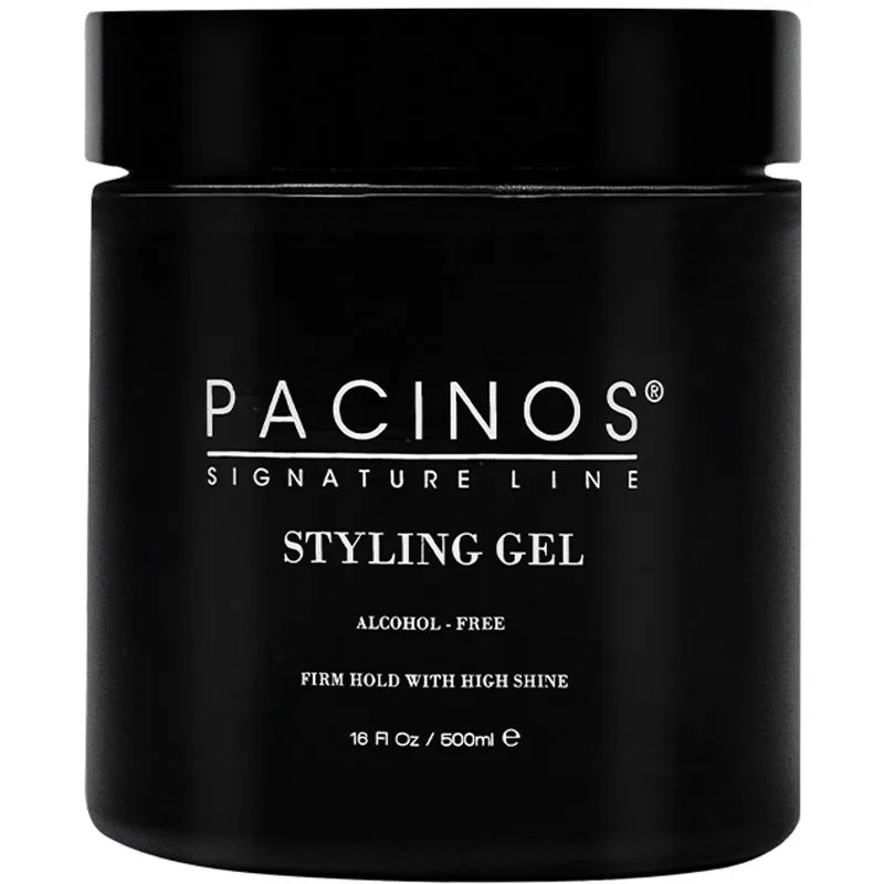 Pacinos Siganture Line Styling Gel τζελ για τα μαλλιά λαμπερός για άντρες 500 ml