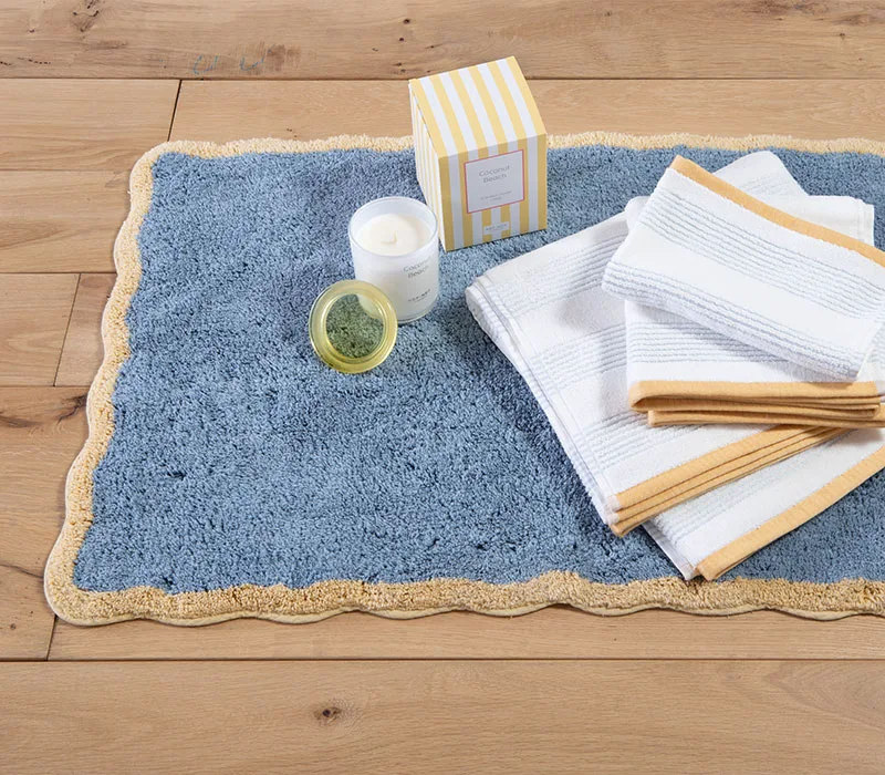 Ταπέτο μπάνιου 60x90 Nef-Nef Homeware VERTIA Blue