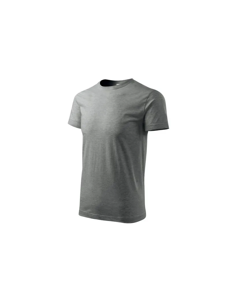 Adler Basic M MLI12912 Ανδρικό Διαφημιστικό T-shirt Κοντομάνικο σε Γκρι Χρώμα MLI-12912