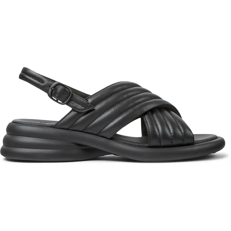 CAMPER Spiro - Πέδιλα Για Γυναικεία - Μαύρο, Μέγεθος 35, Smooth leather