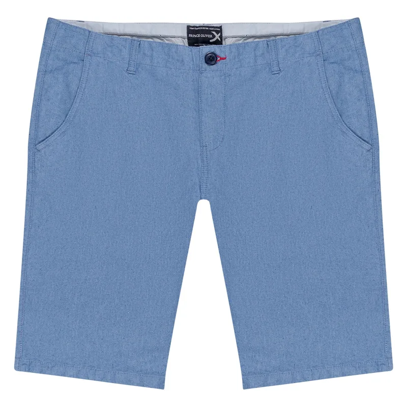 Βερμούδα Μπλε Ραφ 100% Cotton (Modern Fit)