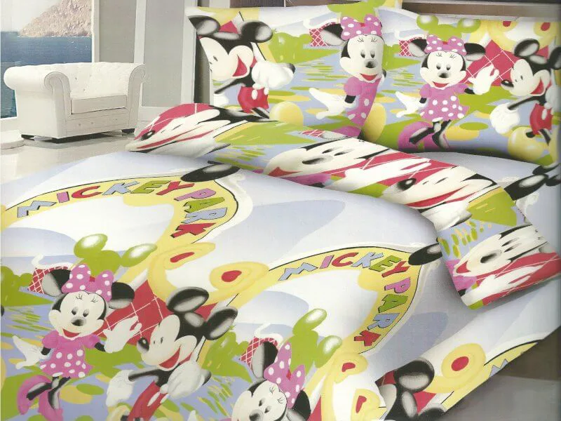 Παιδικό Πάπλωμα Μονό Βαμβακερό Mickey Park Γαρύφαλλο 160x240