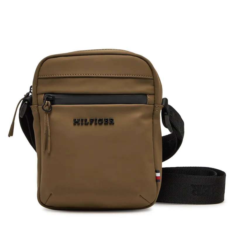 Τσαντάκι Tommy Hilfiger Th Tpu Mini Reporter AM0AM13498 Καφέ