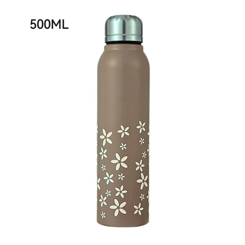 Μπουκάλι Ανοξείδωτο BPA Free 500ml Μπεζ