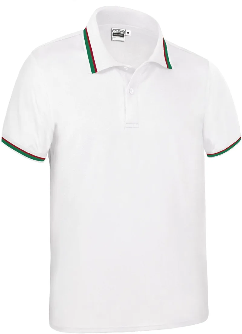 Κοντομάνικο Polo Shirt MAASTRICHT Valento POVAMAABP White-Portuguese Flag