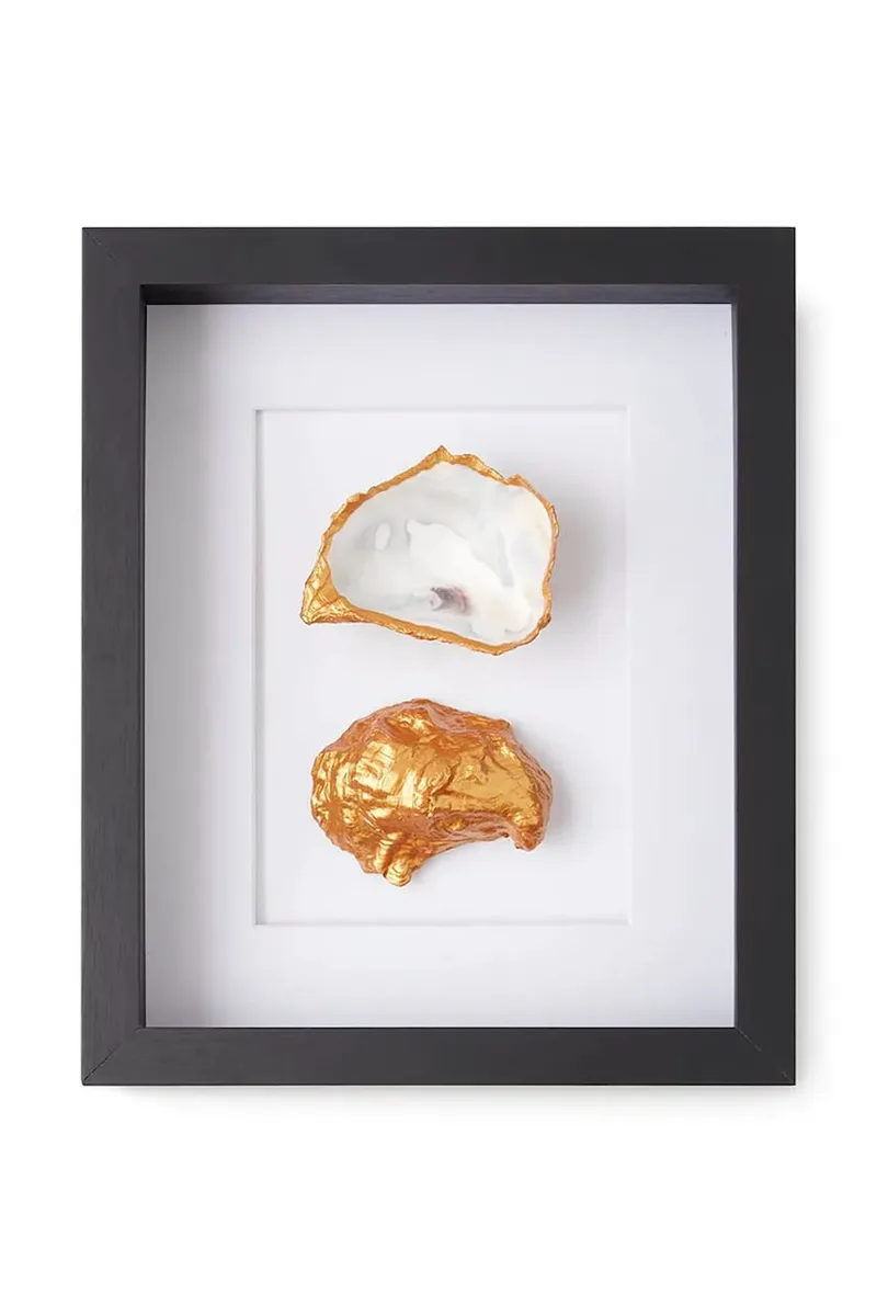 Διακοσμητικό τοίχου σε κορνίζα Maria el Mar Double Oyster 27 x 22 cm