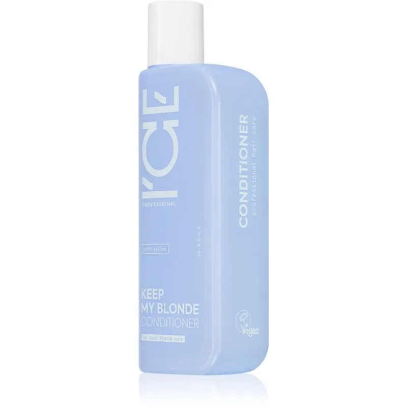 Natura Siberica ICE Professional Keep My Blonde ενυδατικό μαλακτικό που εξουδετερώνει τους κίτρινους τόνους 250 ml