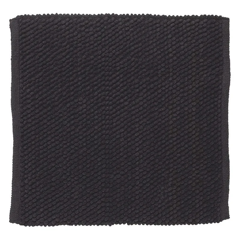 Ταπέτο Μπάνιου Αντιολισθητικό Polyester 60x60εκ. Delhi Dark Grey Sealskin 800112 (Ύφασμα: Βαμβάκι 100%, Χρώμα: Γκρι) - sealskin - sl-800112