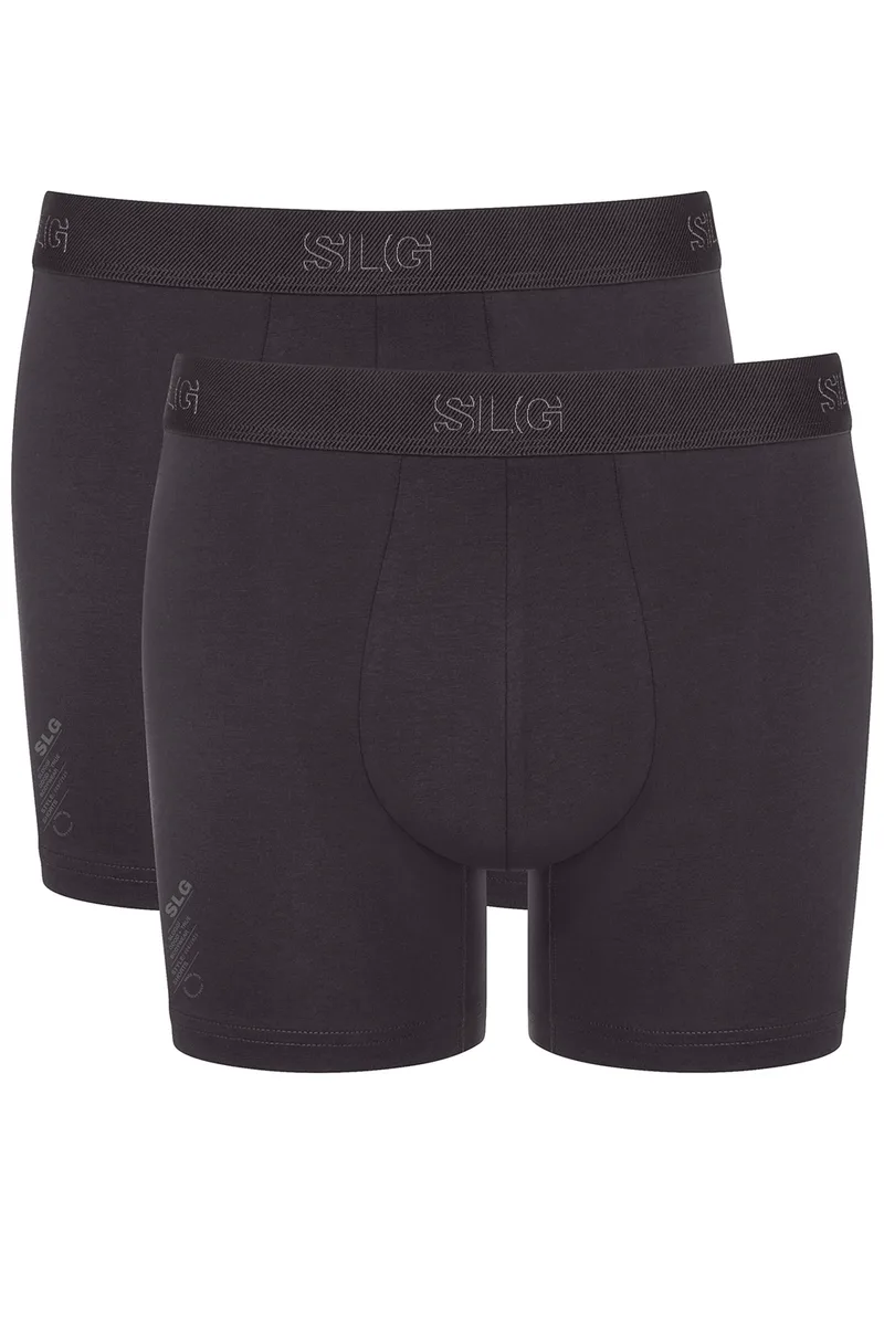 Sloggi ανδρικά μποξεράκια με μακρύ πόδι SLG Base Short (Συσκ. 2 τεμαχίων)-10224737-3828