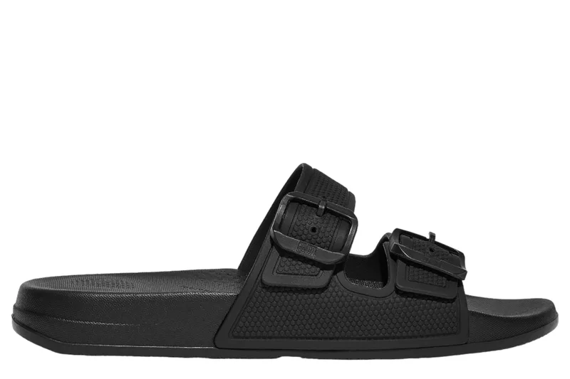 Σανδάλια Fitflop Iqushion 2 Bar Buckle FD2-090-ALL BLACK Γυναικείο