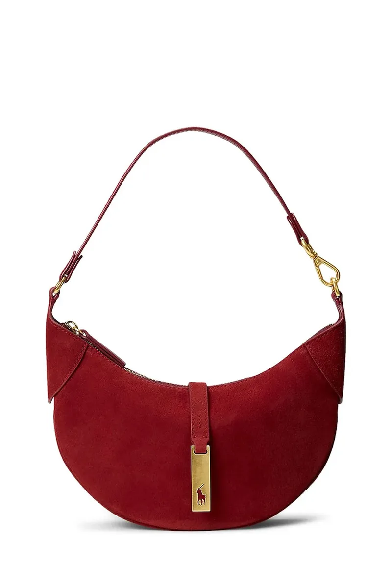 Polo Ralph Lauren shopper γυναικεία δέρμα σουέτ