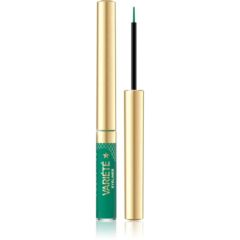Eveline Cosmetics Variété μακράς διαρκείας αδιάβροχο λάινερ ματιών απόχρωση 06 Peacock Green 2.8 ml