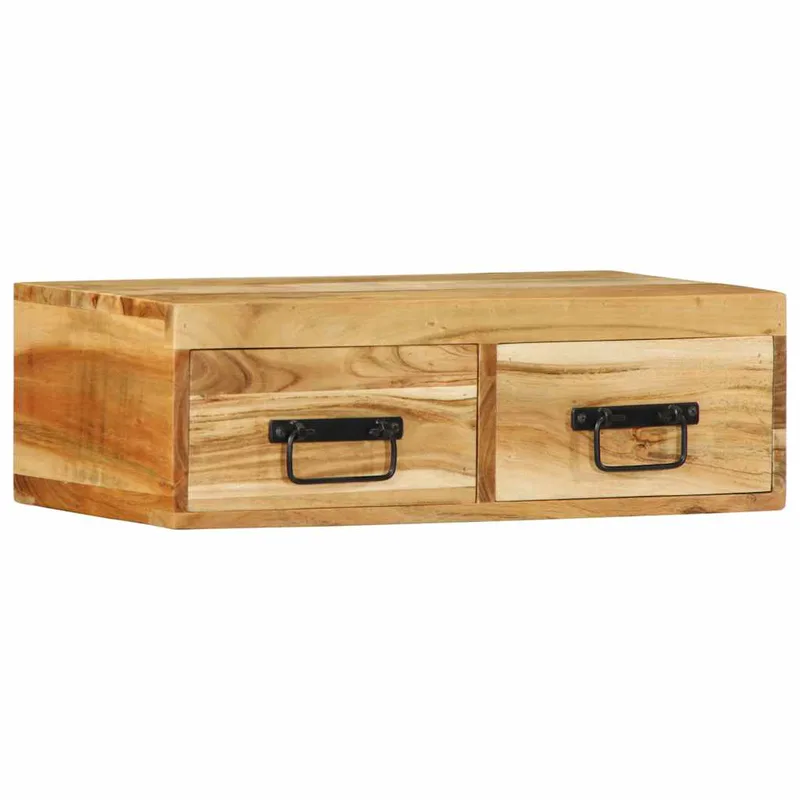 vidaXL Επίτοιχο ντουλάπι τηλεόρασης 60x30x19 cm Μασίφ ξύλο ακακίας