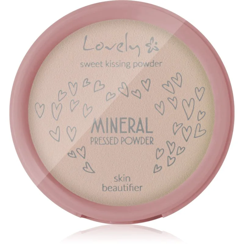 Lovely Mineral Pressed Powder ψημένη πούδρα για ματ αποτέλεσμα 10 γρ