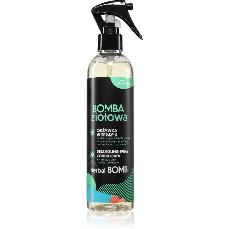 Joanna Herbal Bomb Detangling Spray Conditioner σπρέι για εύκολο χτένισμα μαλλιών 300 ml