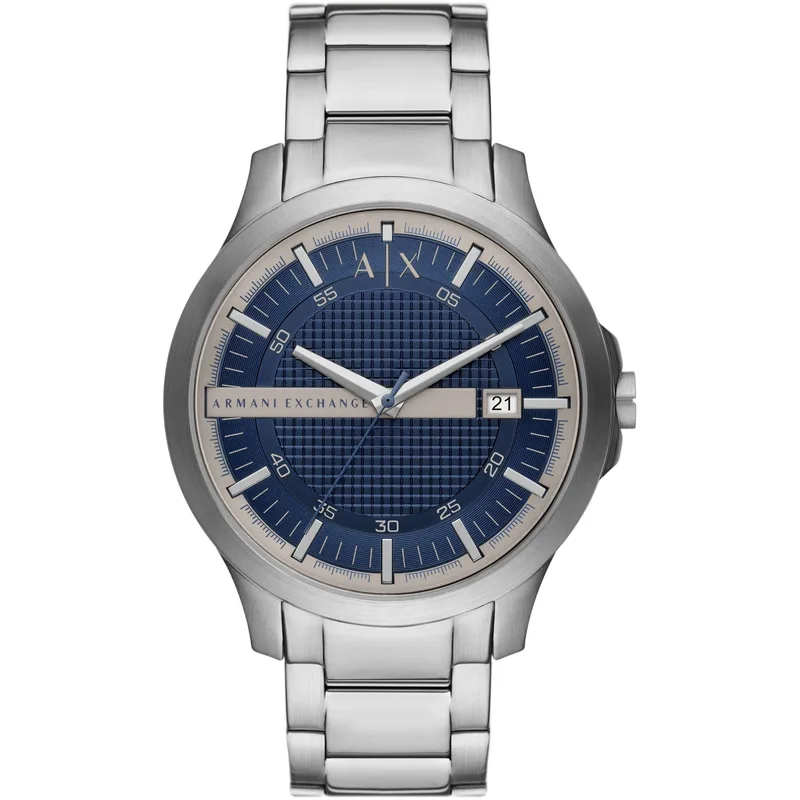 ARMANI EXCHANGE Hampton Mens - AX2451, Silver case with Stainless Steel Bracelet