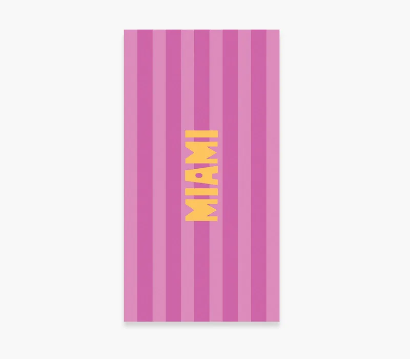 Πετσέτα Θαλάσσης Nef-Nef Miami Mauve 80x160