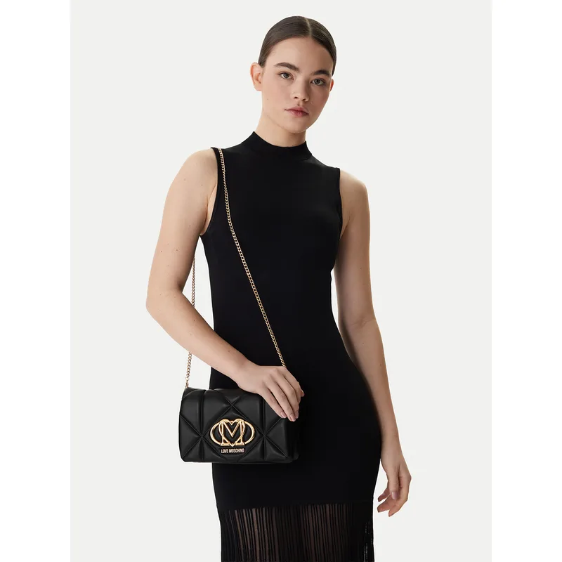 Τσάντα LOVE MOSCHINO JC4043PP1OLC0000 Μαύρο