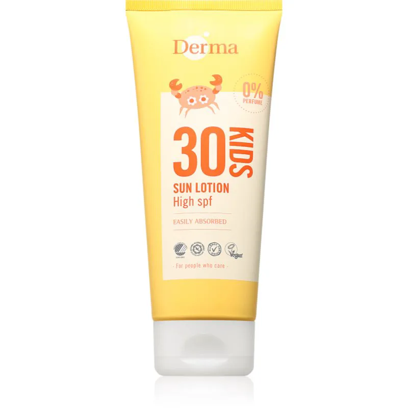 Derma Kids παιδικό αντηλιακό γαλάκτωμα SPF 30 200 ml
