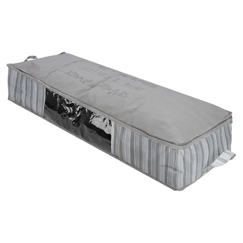 ESTIA ΘΗΚΗ ΑΠΟΘΗΚΕΥΣΗΣ NON WOVEN ΥΦΑΣΜΑΤΙΝΗ 100x50x20cm ΜΕ ΠΑΡΑΘΥΡΟ