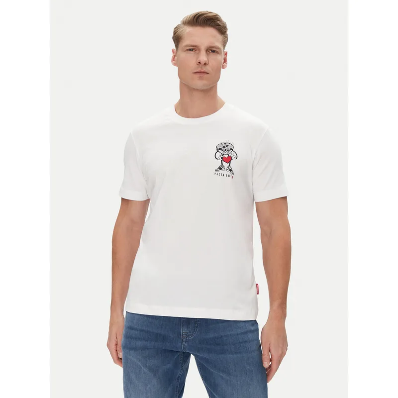 JOOP! Jeans T-Shirt 15 JJJ-23Alonzo 30045691 Λευκό Modern Fit