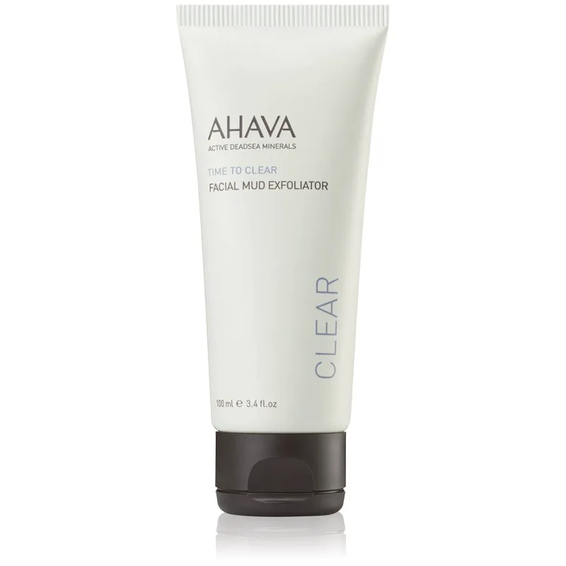 AHAVA Time To Clear απολέπιση προσώπου με λάσπη 100 ml