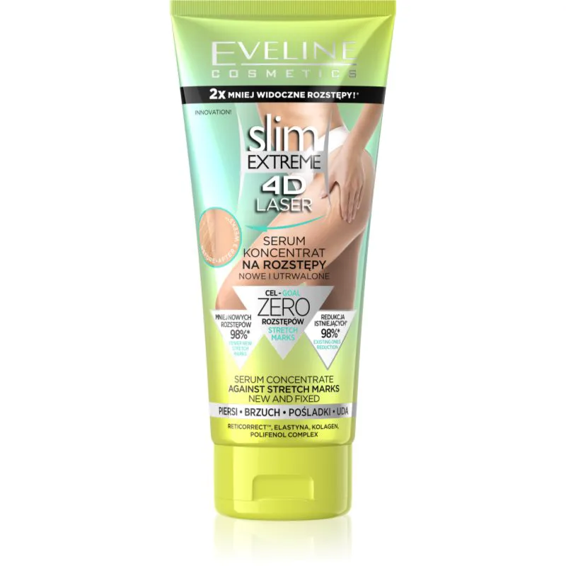 Eveline Cosmetics Slim Extreme 4D Laser τελειοποιητικός ορός σώματος για ραγάδες 150 ml