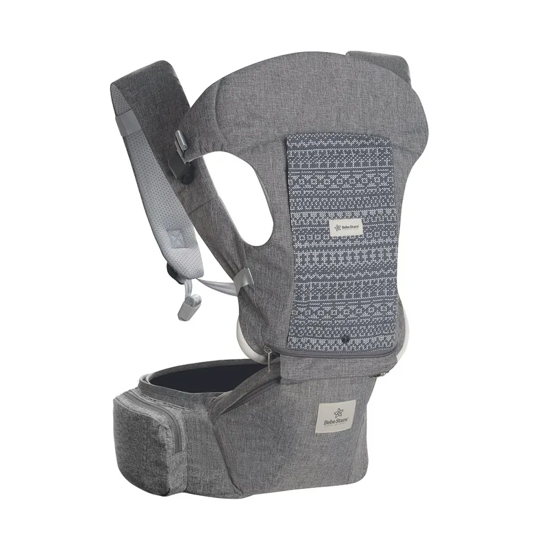 Μάρσιπος Εργονομικός (0-36 Μηνών/3.5-15kg) Bebe Stars Cuddle Smoked Grey 226-186