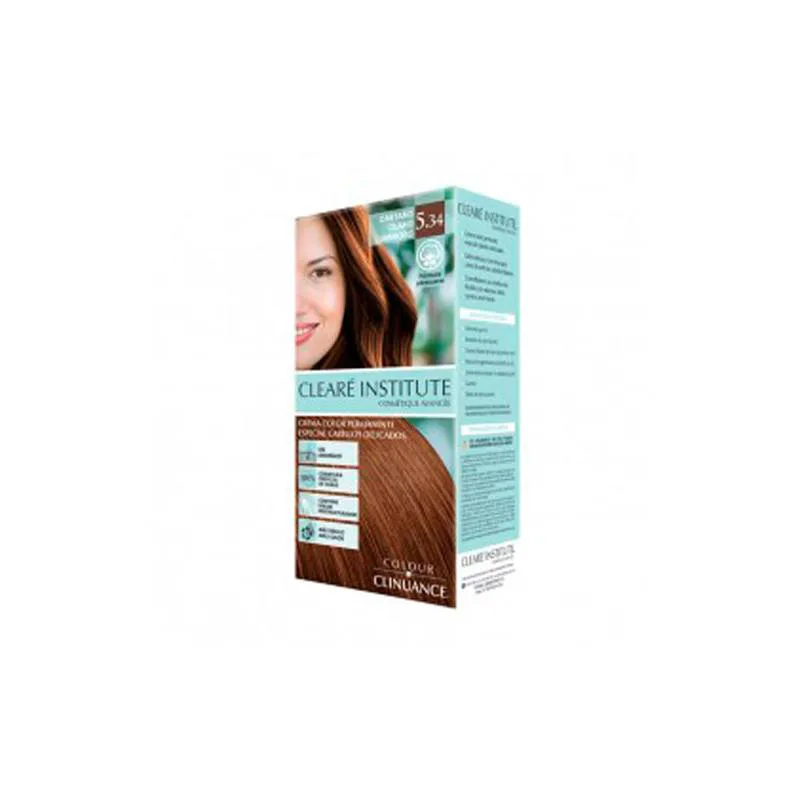 Clearé Institute Coloring 5.34 Bright Light Brown Delicate Hair