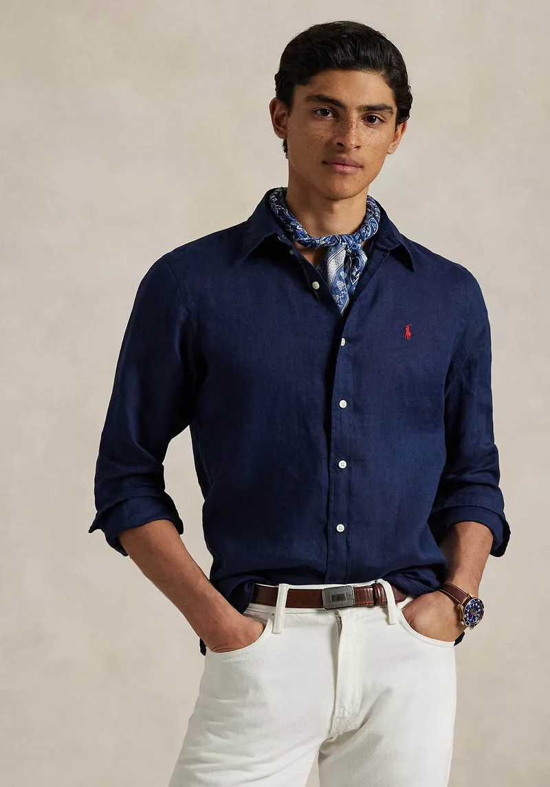 Polo Ralph Lauren Πουκάμισο της σειράς Linen - 710966294 006 Blue