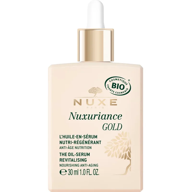 Nuxe Nuxuriance Χρυσό The Revitalizing Oil-Serum Αντιγηραντικός Ορός Προσώπου που Ενδυναμώνει, Θρέφει & Ενισχύει τη Λάμψη του Δέρματος 30ml