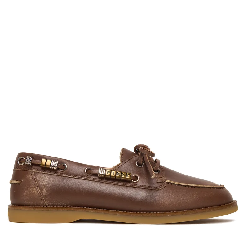 Μοκασίνια PINKO Grace 01 SD0539 P001 Καφέ