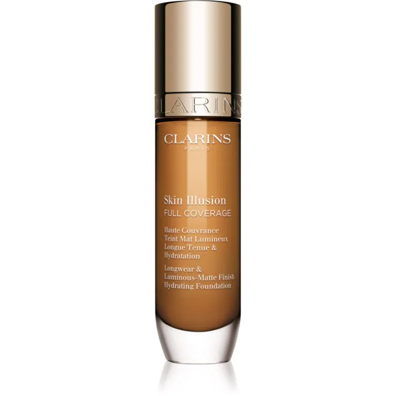 Clarins Skin Illusion Hydrating Foundation Βάση πλήρους κάλυψης απόχρωση 114N 30 ml