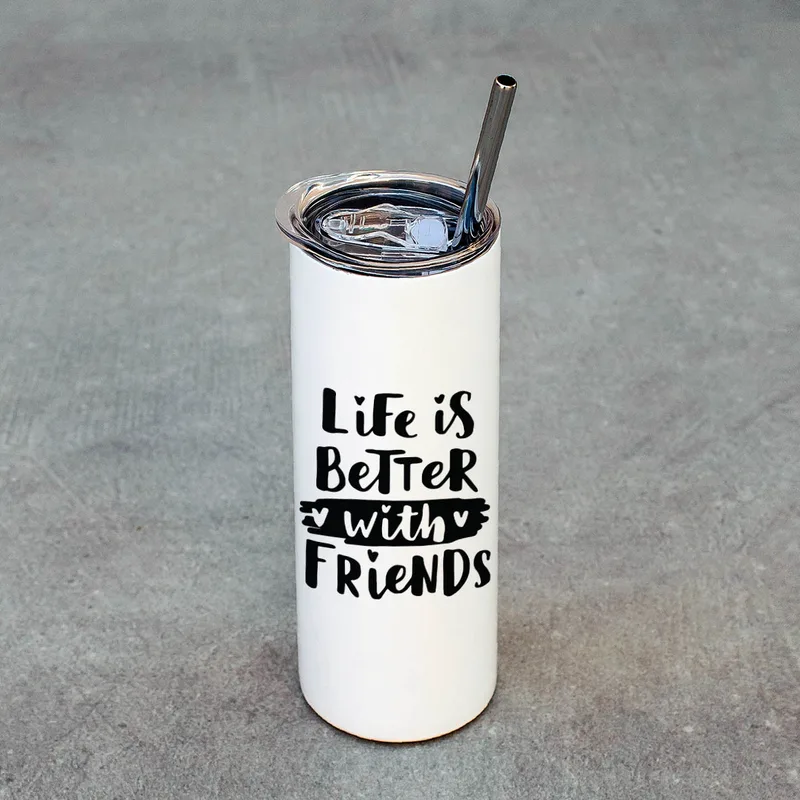 Life Is Better With Friends - Ποτήρι θερμός 600ml