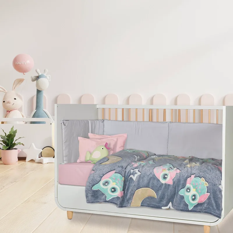 Κουβέρτα Fleece Φωσφοριζέ Κούνιας Das Baby Relax 4864 110x150