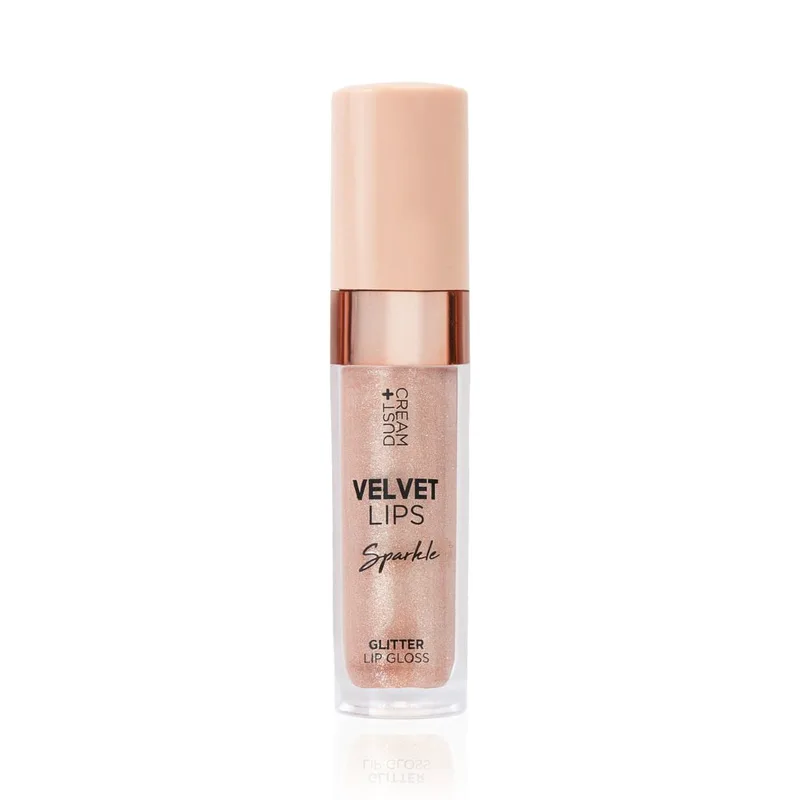 LIP GLOSS VELVET LIPS ΜΕ GLITTER SPARKLE 5ML