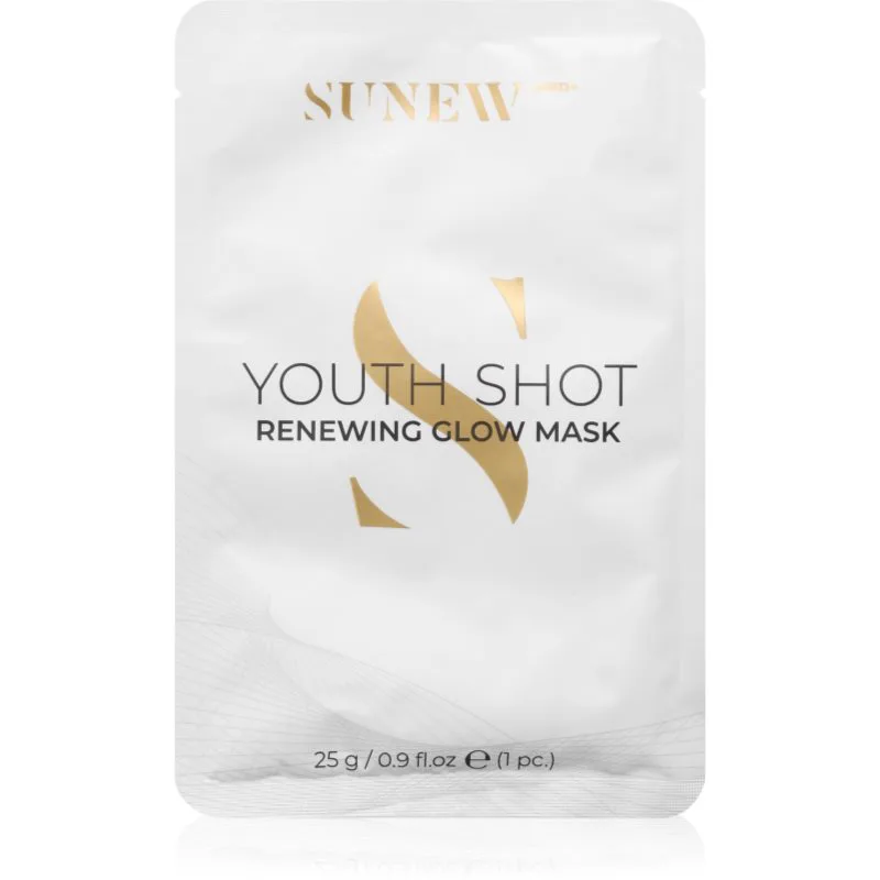 SUNEWMED+ Youth Shot Regenerating Glow Face Sheet Mask φύλλο μάσκας για αναγέννηση επιδερμίδας 3 τμχ
