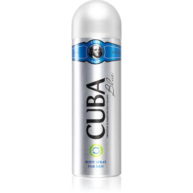 Cuba Blue αποσμητικό και σπρέι σώματος για άντρες 200 ml