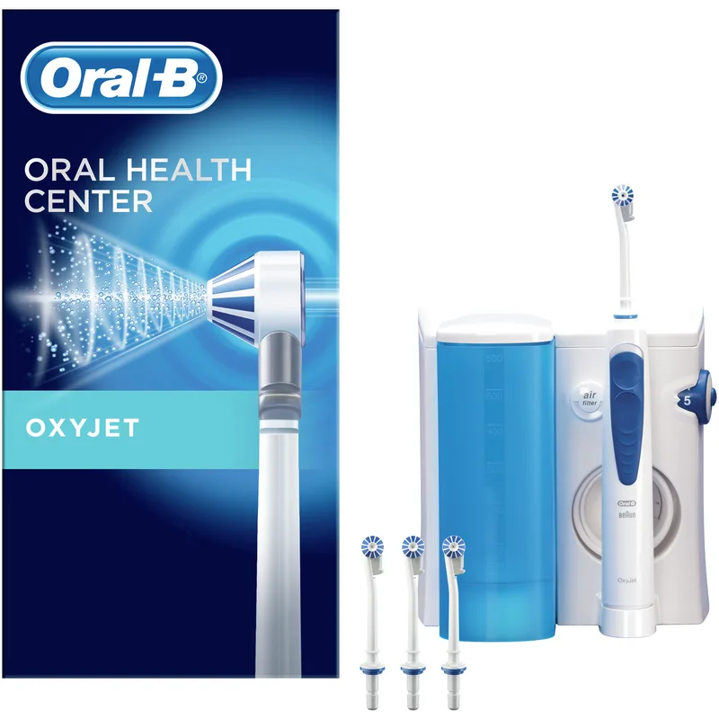 Oral-b Oxyjet Oral Health Συσκευή Καταιονισμού Εκτόξευσης Νερού για Επαγγελματικό Καθαρισμό & Προστασία των Ούλων 1 Τεμάχιο