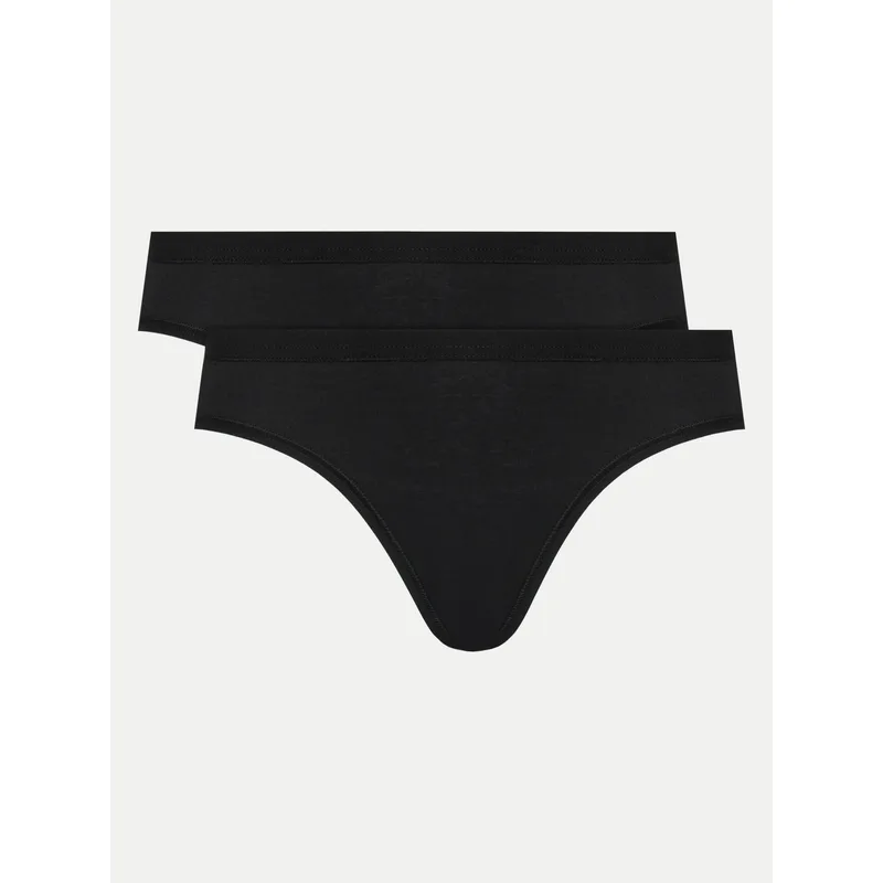 Triumph Σετ σλιπ κλασικά Sense Of Cotton 10225030 Μαύρο