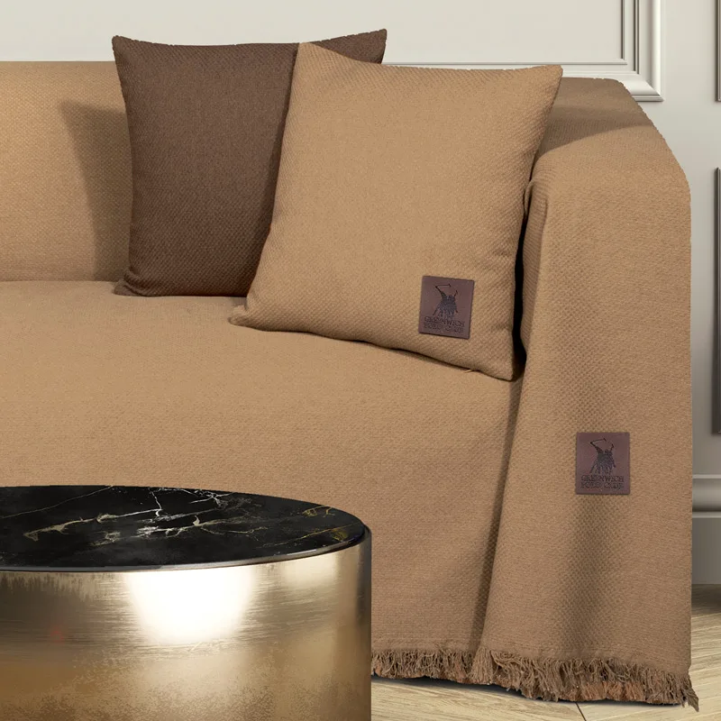 Ριχτάρι Τριθέσιου Καναπέ 180x300 Greenwich Polo Essential 3911 Ochre 180x300