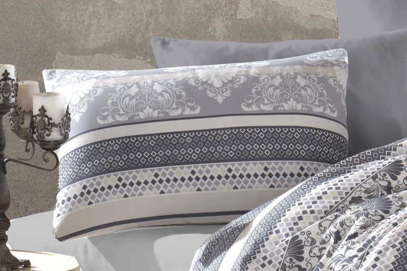 Μαξιλαροθήκη Dimcol Ανδρομάχη 317 Grey 50x70